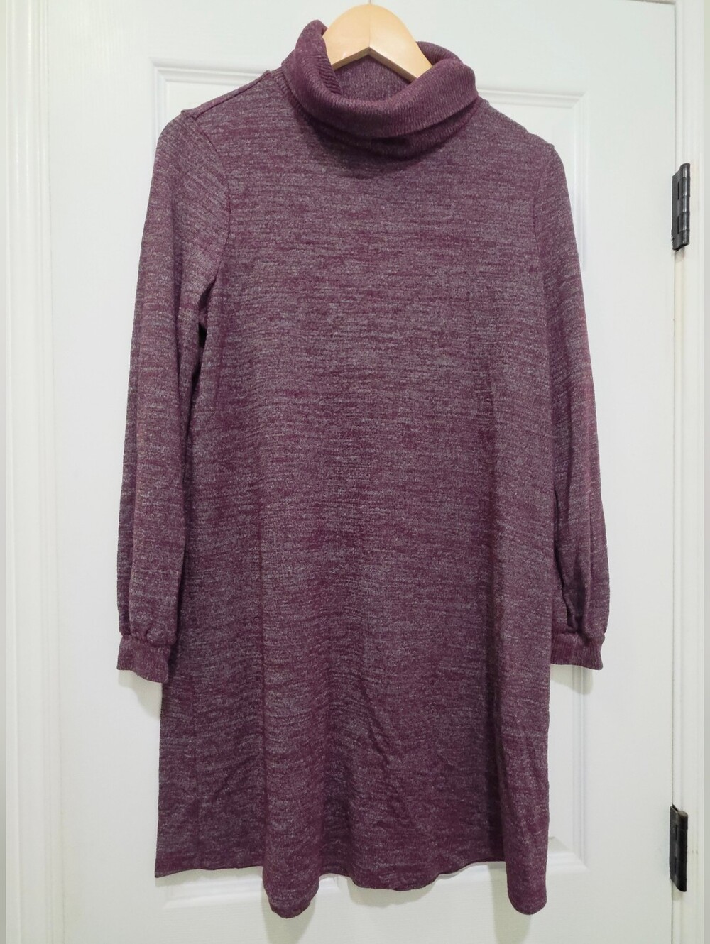 Gap Women's Cozy Turtleneck Sweater Dress - Plum